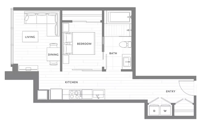Unit N-1220 N-1220 floor plan